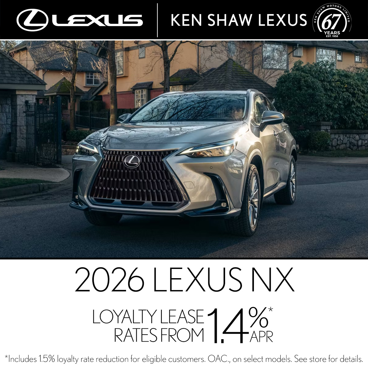 2026 Lexus NX